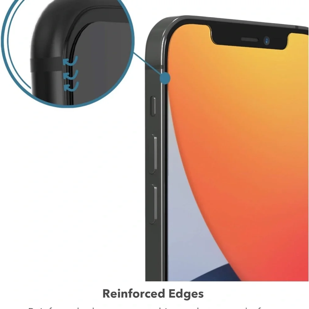 Zagg Black Privacy Screen Protector for Cell Phones